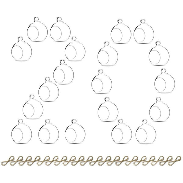 nuptio 10/20/30/100Pcs Hanging Tealight Candle Hoder for Wedding Party Tree Home Decor