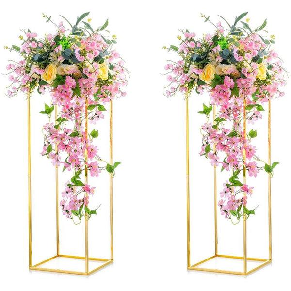 Nuptio 10Pcs Flower Stand For Wedding | Tall Flower Vases Centerpiece