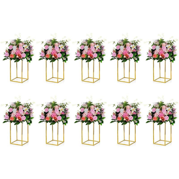Nuptio 10Pcs Flower Stand For Wedding | Tall Flower Vases Centerpiece