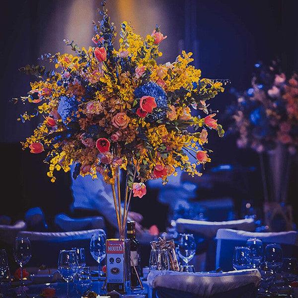 Nuptio 10Pcs Geometric Flower Column Stand | Flower Stand For Wedding Party