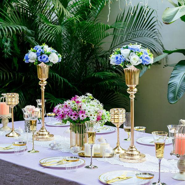 Nuptio 10Pcs/set Tall Vases For Centerpieces | Centerpiece Table Decorations