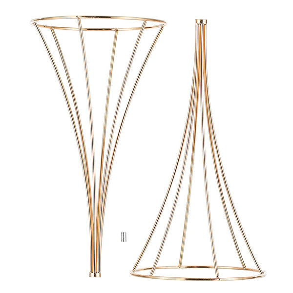 Nuptio 2Pcs/10Pcs Centerpiece Flower Stand Flower Holder Twisted For Wedding Party Decoration