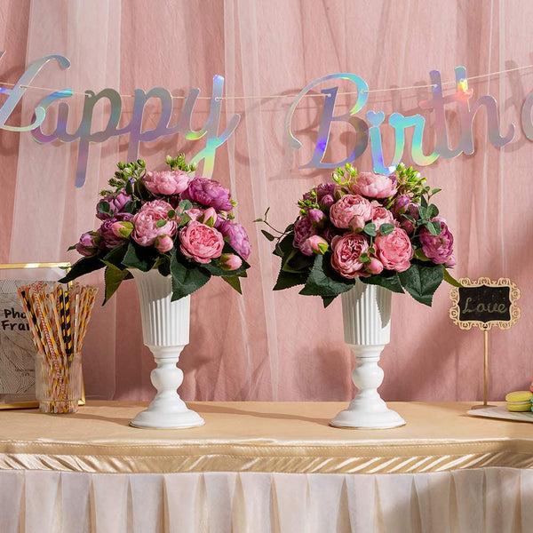 Nuptio 2Pcs/10Pcs Elegant Centerpieces Vase For Wedding Party Decoration