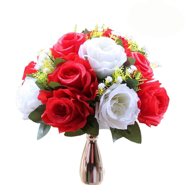 nuptio 2Pcs/10Pcs Fake Flower Ball Arrangement Bouquet For Flower Rack
