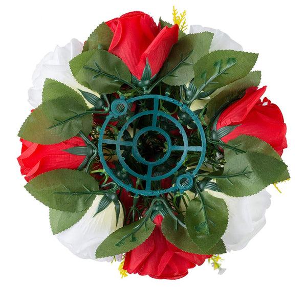 nuptio 2Pcs/10Pcs Fake Flower Ball Arrangement Bouquet For Flower Rack