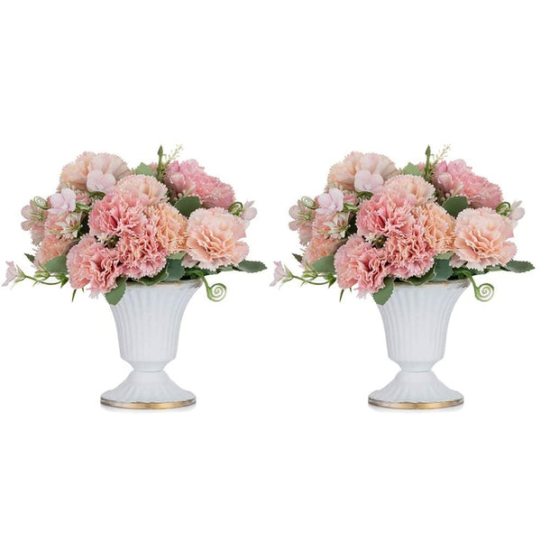 Nuptio 2Pcs/10Pcs Mini Sized Metal Centerpieces Vase For Wedding Party Decoration