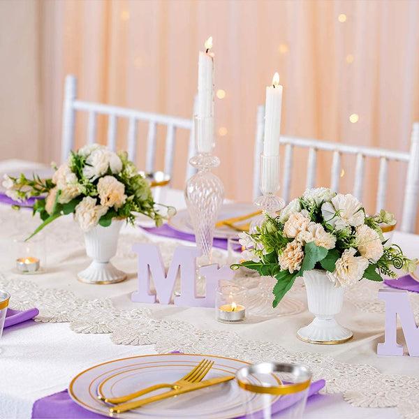 Nuptio 2Pcs/10Pcs Mini Sized Metal Centerpieces Vase For Wedding Party Decoration