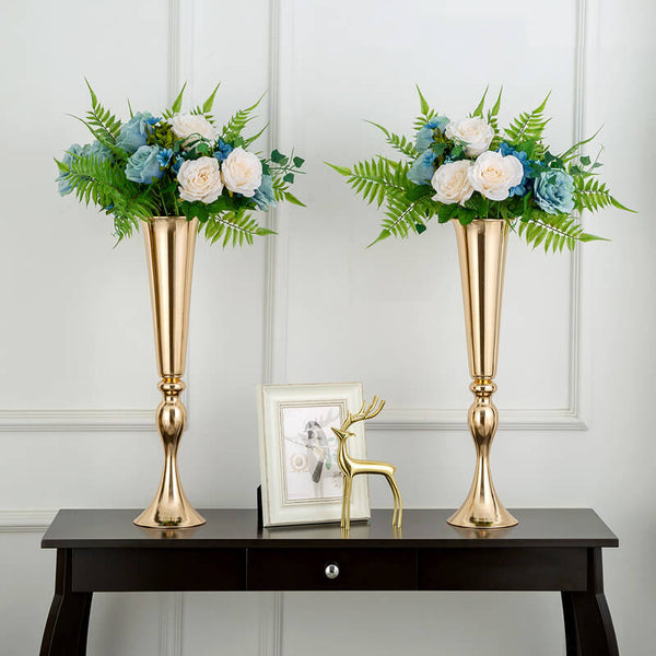 Nuptio 2Pcs/10Pcs Versatile Metal Wedding Party Centerpieces Vase