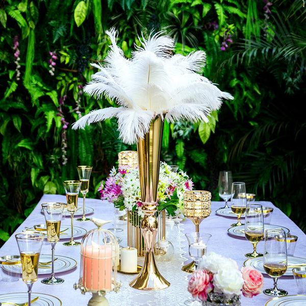 Nuptio 2Pcs/10Pcs Versatile Metal Wedding Party Centerpieces Vase