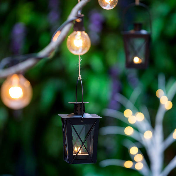 Nuptio 2Pcs/4Pcs Vintage Metal Mini Decorative Candle Lanterns For Parties Wedding Centerpiece