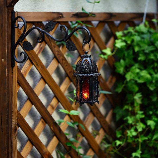 Nuptio 2Pcs/set Wall Hanging Plant Bracket Hanging Hooks Wall Brackets For Balcony Wind Chime Lantern