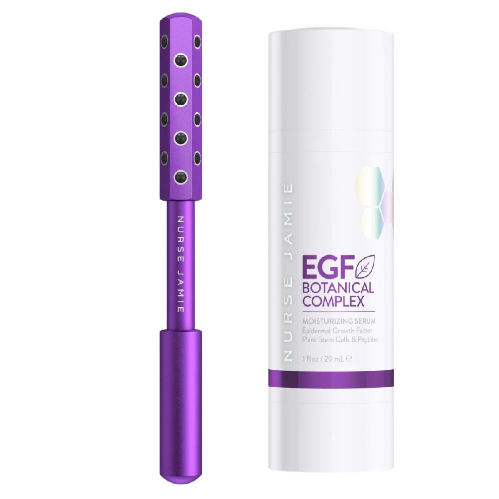 nurse jamie UpLift Face Roller + EGF Botanical Complex Bundle