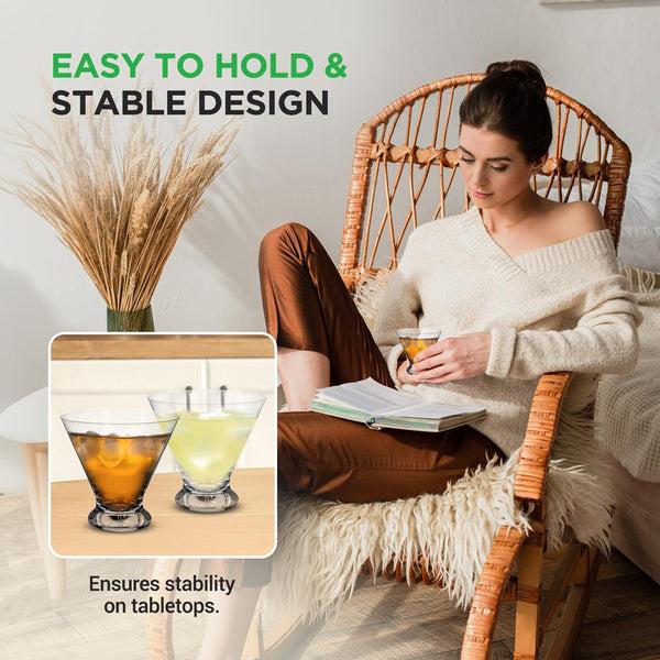 Nutrichef 2 Pcs. Of Crystal-Clear Whiskey Glass - Ultra Clear Elegant Clear Whiskey Glasses Hand Blown