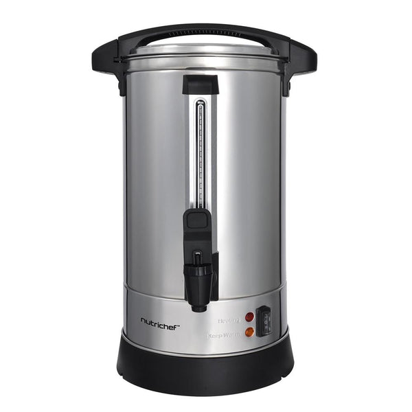 nutrichef 8L Water Boiler & Dispenser Consistent Heat Stainless Steel Silver