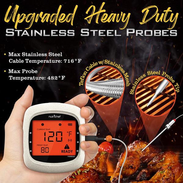 Nutrichef Bluetooth Wireless Bbq Digital Thermometer