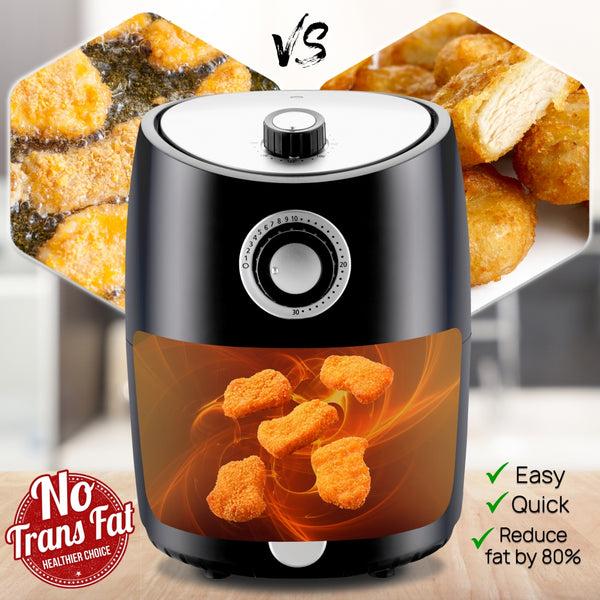 Nutrichef Countertop Air Fryer Oven Cooker - Healthy Kitchen Convection Air Fry Cooking
