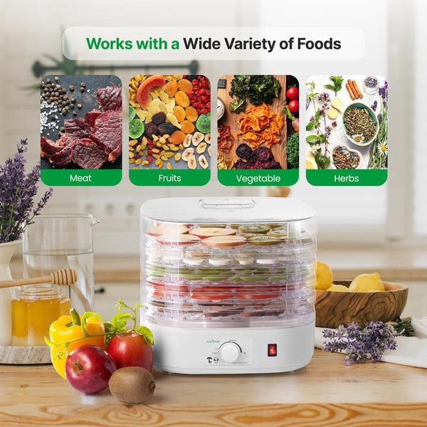 Nutrichef Electric Countertop Food Dehydrator Food Preserver