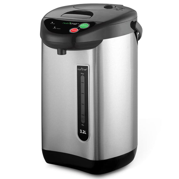 nutrichef Electric Water Boiler & Warmer - Digital Hot Pot Water Kettle 3.38 Quart