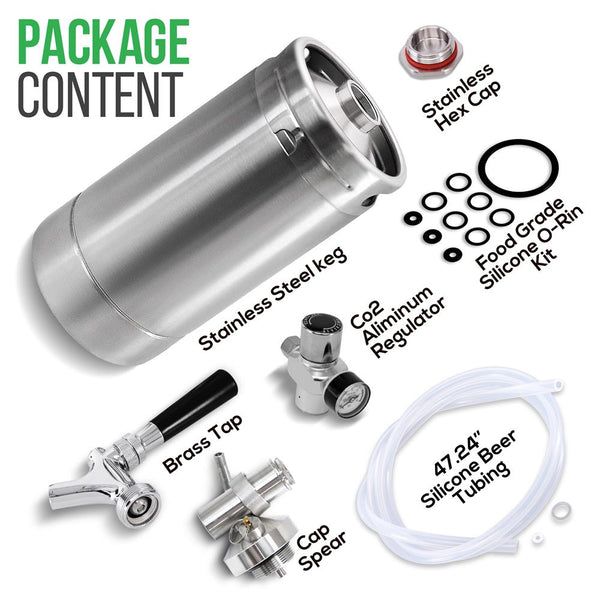 Nutrichef Beer Mini Keg System 128oz