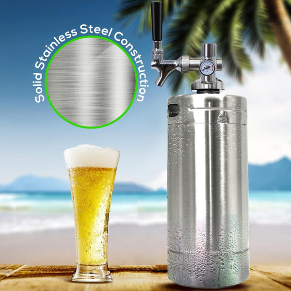 Nutrichef Beer Mini Keg System 128oz