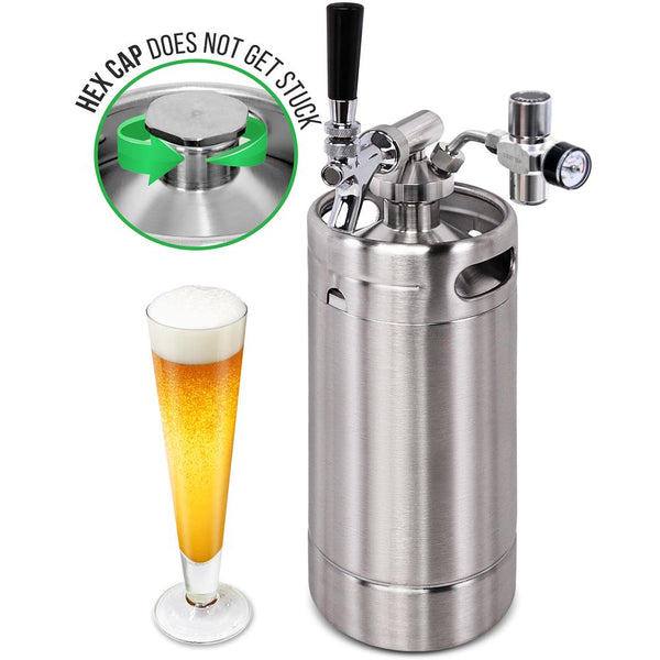 nutrichef Beer Mini Keg System 128oz