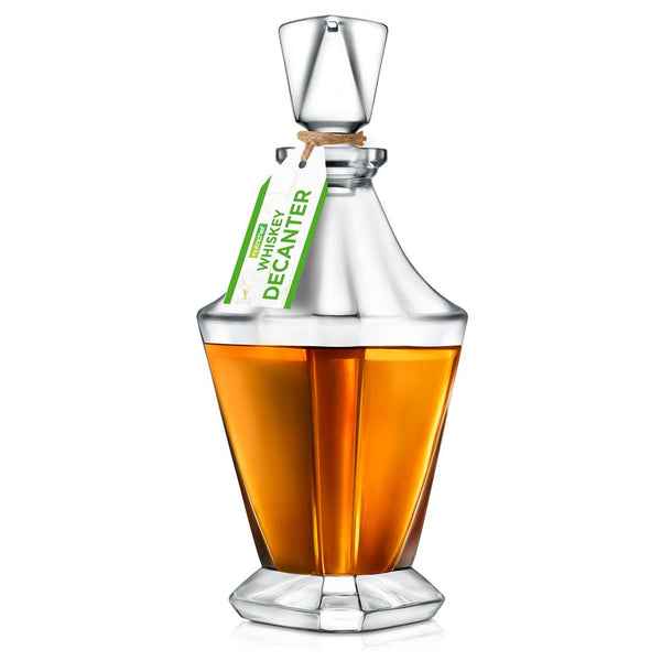nutrichef Whiskey Decanter Enhances Taste Crystal Glass 850ml