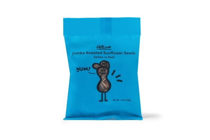 Nuts Jumbo Roasted Sunflower Seeds (Salted In Shell) - Single Serve