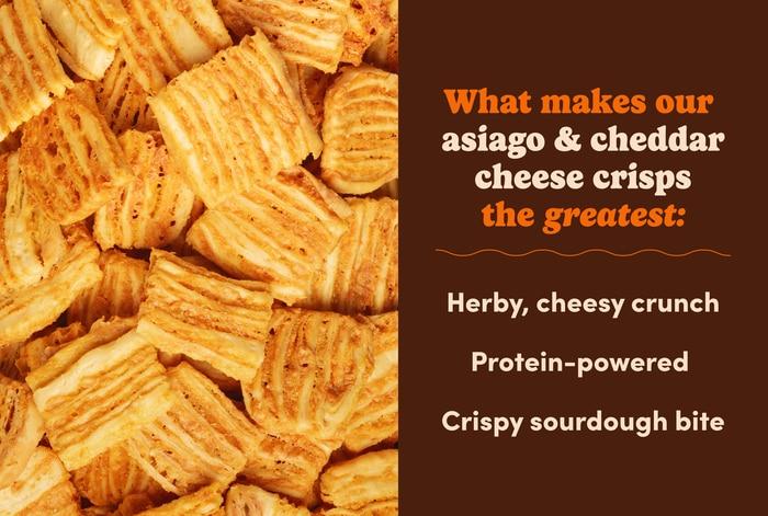 Nuts Asiago & Cheddar Cheese Crisps