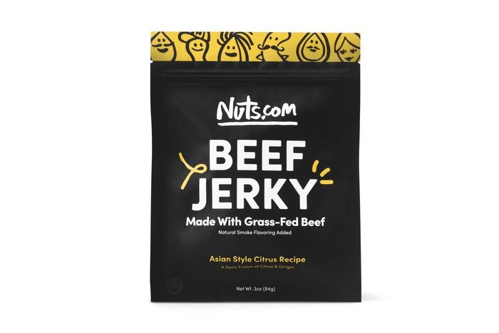 Nuts Asian Citrus Grass Fed Beef Jerky