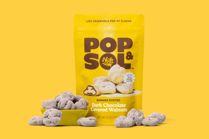 nuts Banana Dusted Dark Chocolate Covered Walnuts