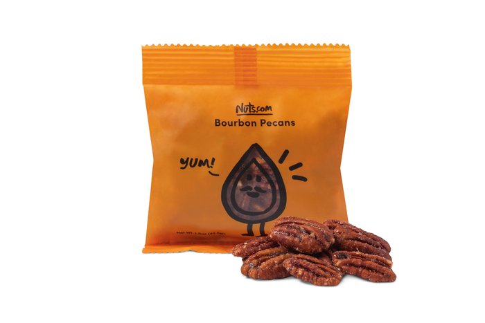 nuts Bourbon Pecans - Single Serve