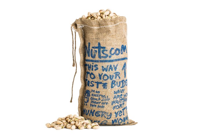 nuts Burlap Bag of Pistachios