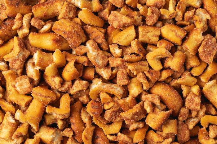 Nuts Cheese Pizza Pretzel Pieces