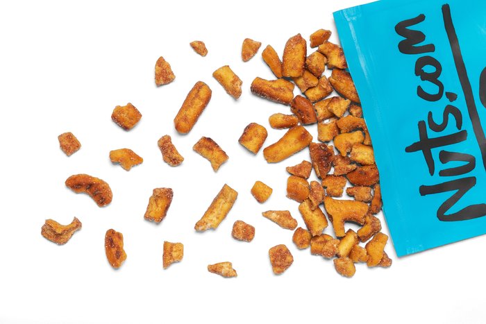 Nuts Cheese Pizza Pretzel Pieces