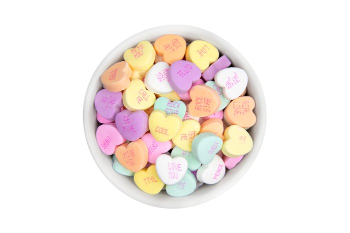 Nuts Conversation Hearts