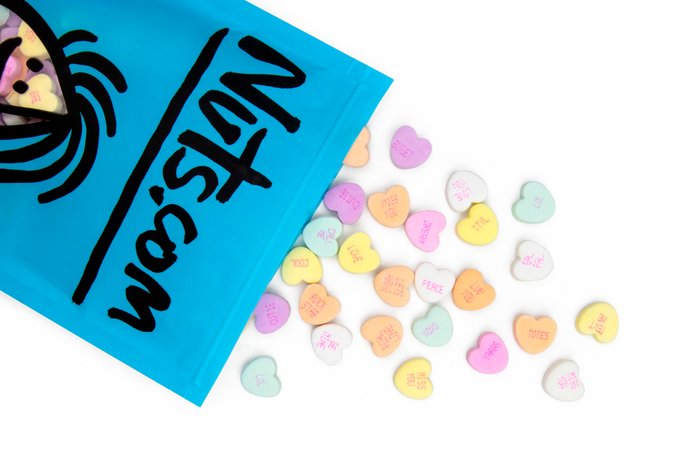 Nuts Conversation Hearts