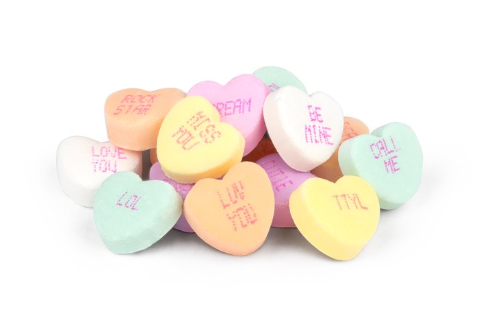 nuts Conversation Hearts