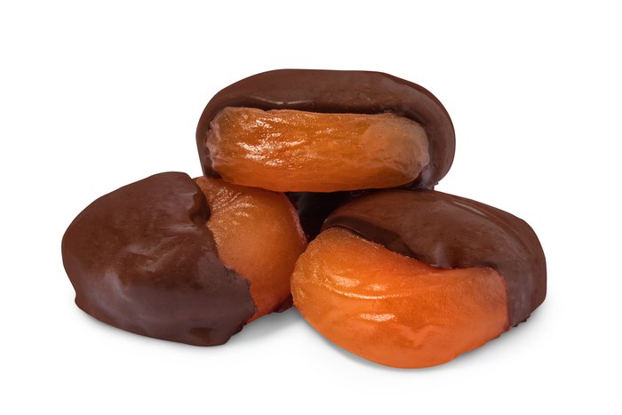 nuts Dark Chocolate Dipped Apricots