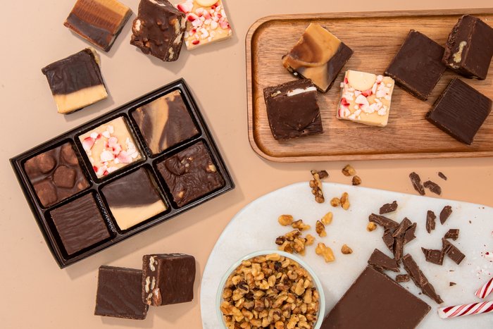 nuts Fudge Sampler