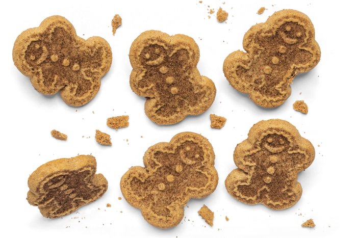 Nuts Gingerbread Man Cookie