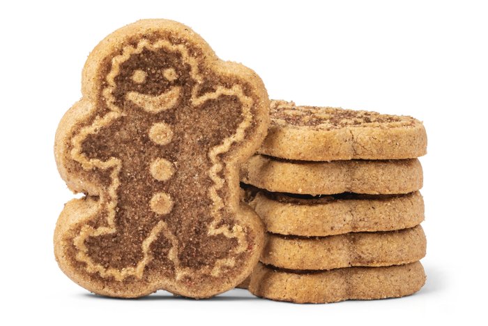 nuts Gingerbread Man Cookie