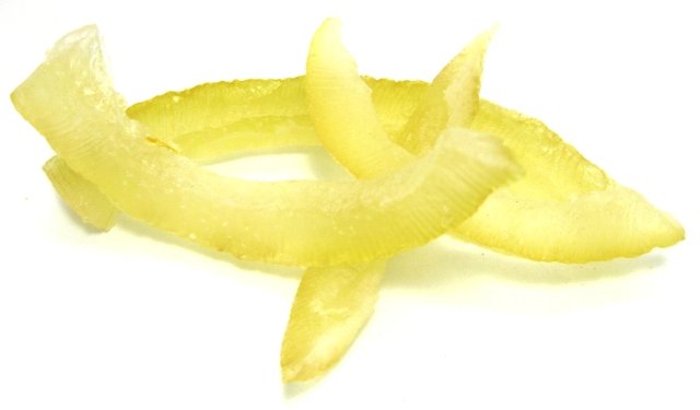 nuts Glazed Lemon Peel