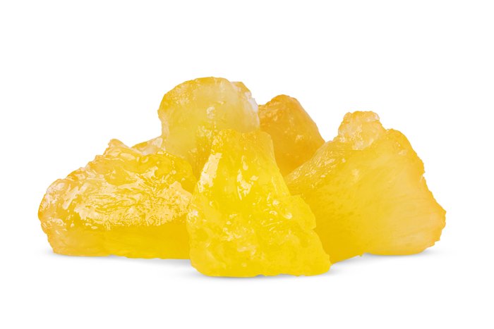 nuts Glazed Pineapple Wedges