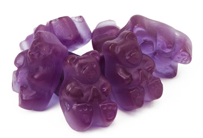 nuts Grape Gummy Bears