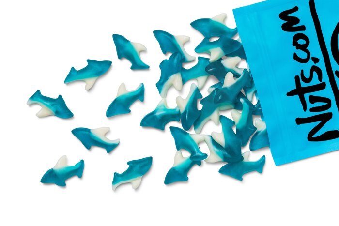 Nuts Gummy Blue Sharks