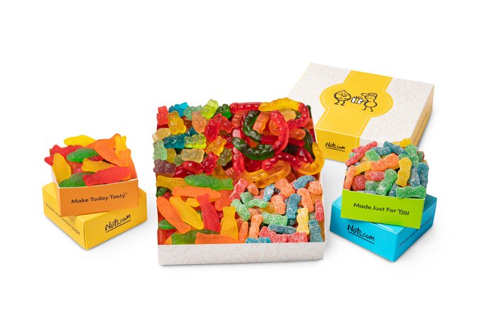 nuts Gummy Candy Sampler
