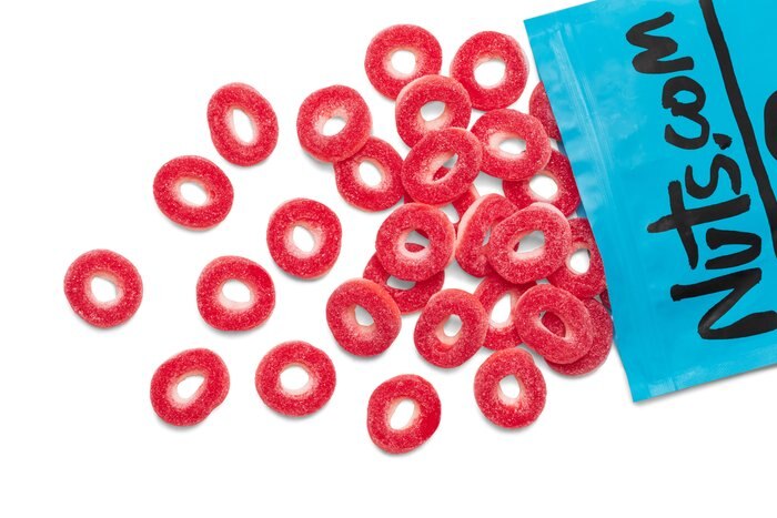 Nuts Gummy Cherry Rings