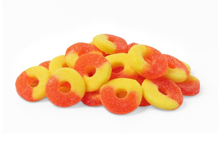 nuts Gummy Peaches
