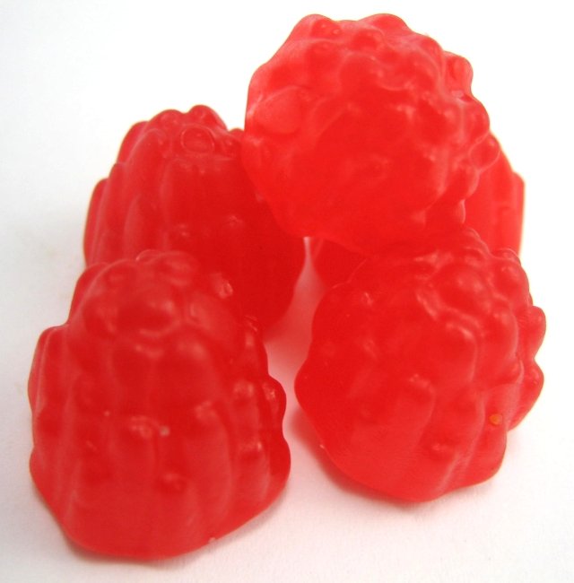 nuts Gummy Red Raspberries