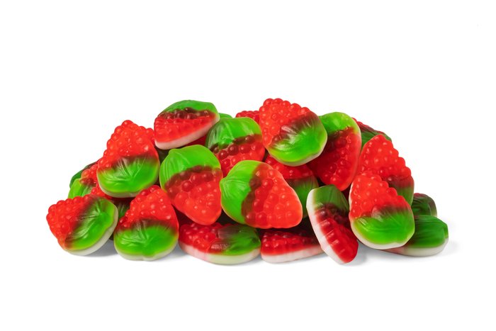 nuts Gummy Strawberries